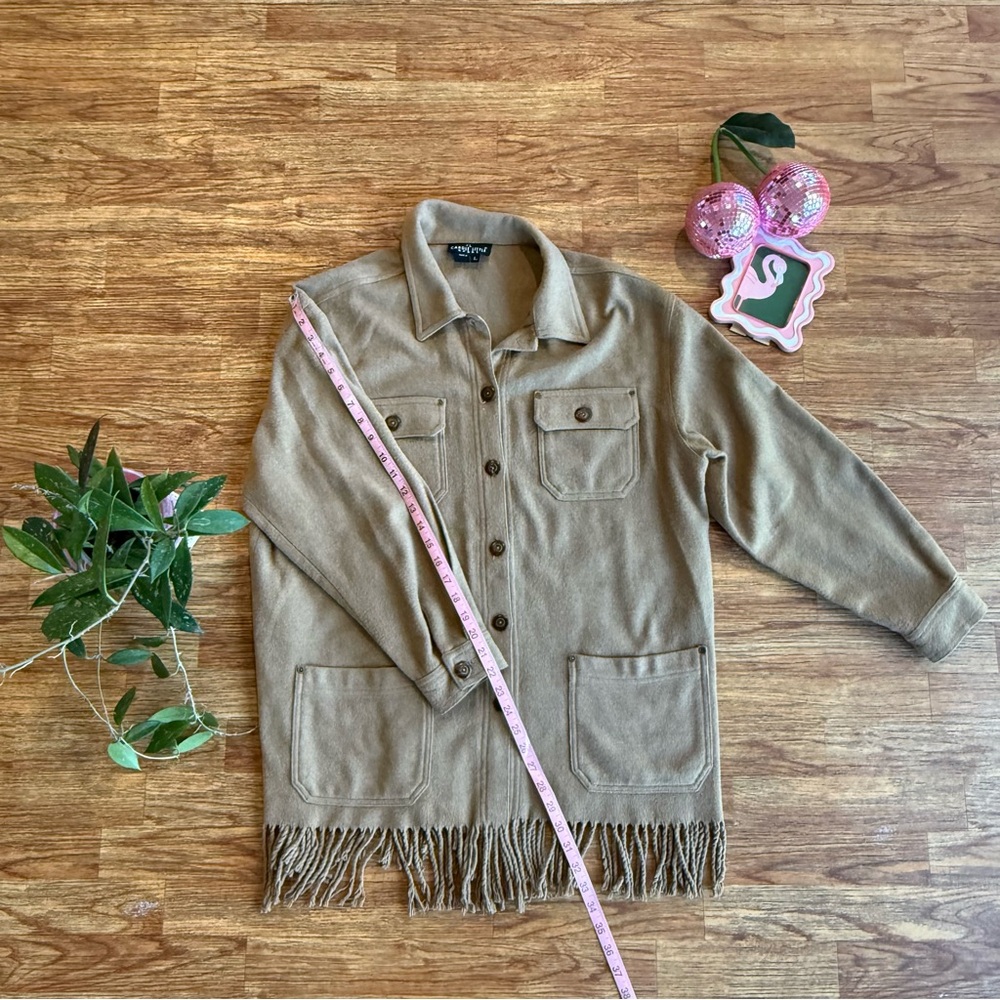 Vintage Carole Little Fringe Jacket Size L Western Boho Festival Made in USA - Picture 4 of 9